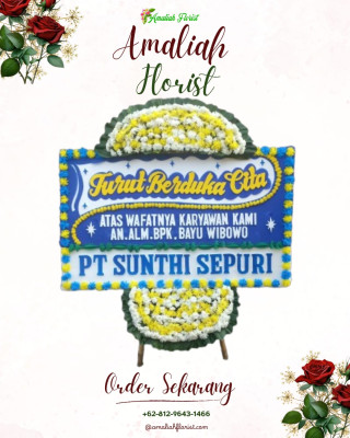 Papan Bunga Duka di Cipete Selatan