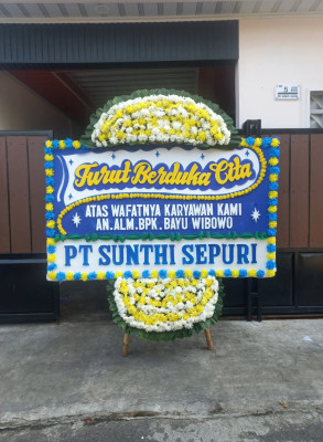 Papan Bunga Duka di Cipete Selatan