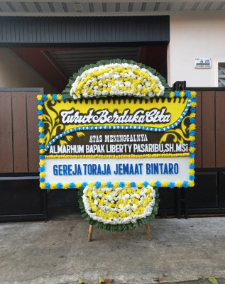 Papan Bunga Duka di Cipete Selatan